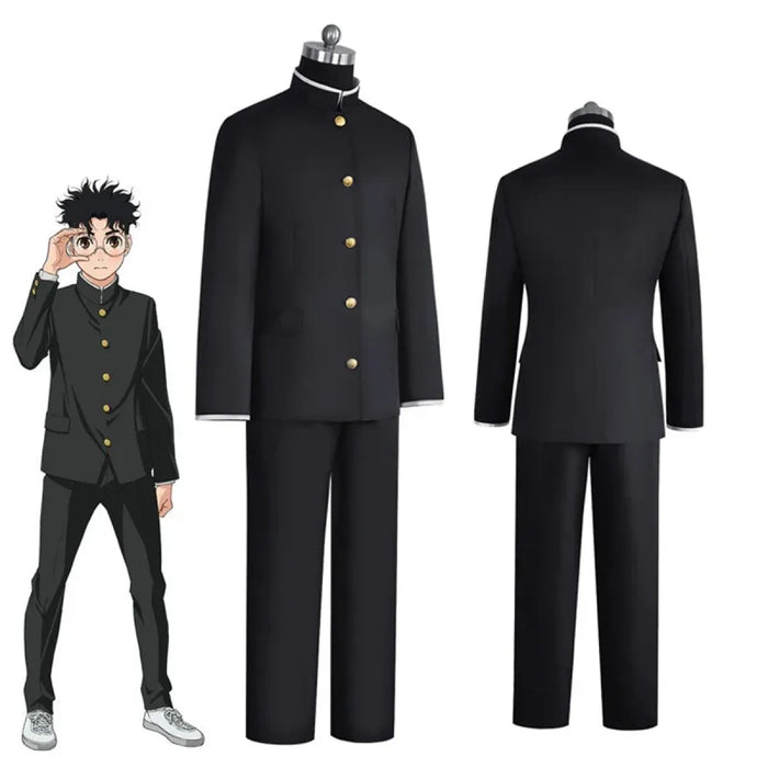Ken Takakura Cosplay Costume – Dandadan School Uniform with Glasses - for just $41.95! 