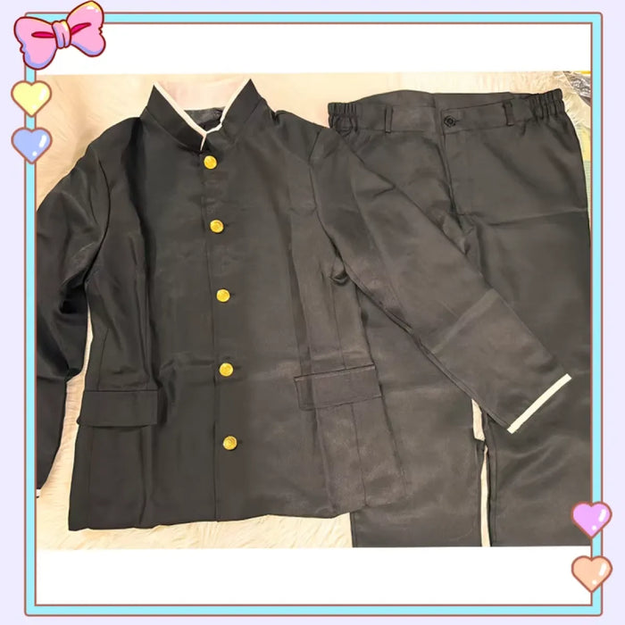 Ken Takakura Cosplay Costume – Dandadan School Uniform with Glasses - for just $40.95! 