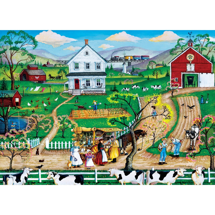 Hometown Gallery - The Peddler 1000 Piece Jigsaw Puzzle - for just $12.99! 