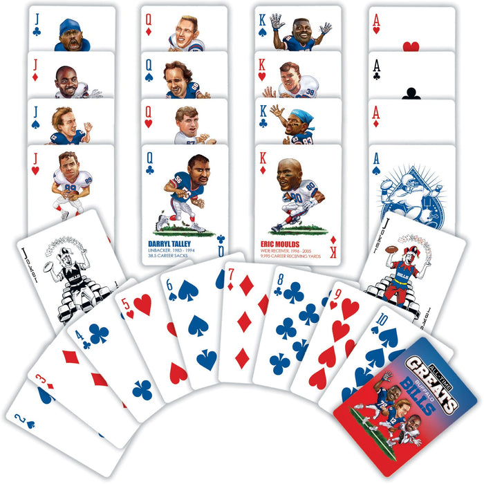 Buffalo Bills All-Time Greats Playing Cards - 54 Card Deck - Just $9.99! Shop now at Retro Gaming of Denver