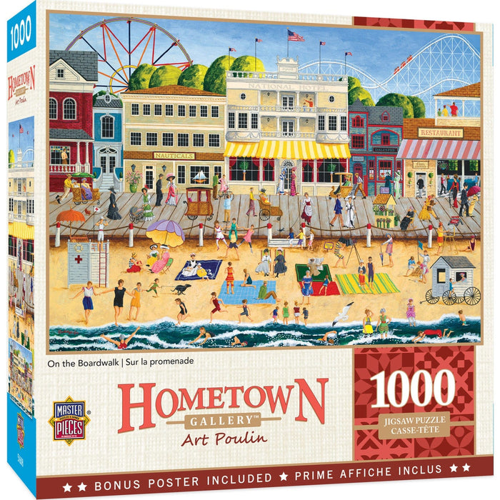 Hometown Gallery - On the Boardwalk 1000 Piece Jigsaw Puzzle - for just $16.99! 