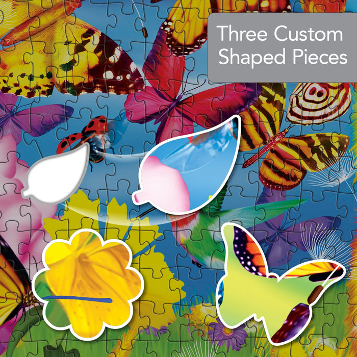 Contours - Butterfly Surprise 1000 Piece Shaped Jigsaw Puzzle - Just $16.99! Shop now at Retro Gaming of Denver