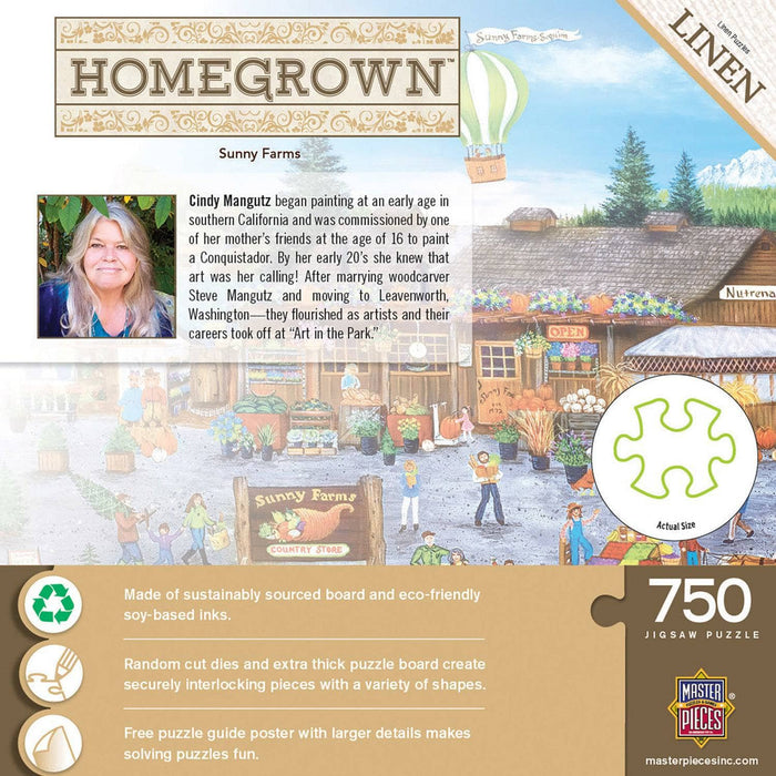 Homegrown - Sunny Farms 750 Piece Jigsaw Puzzle - for just $9.99! 
