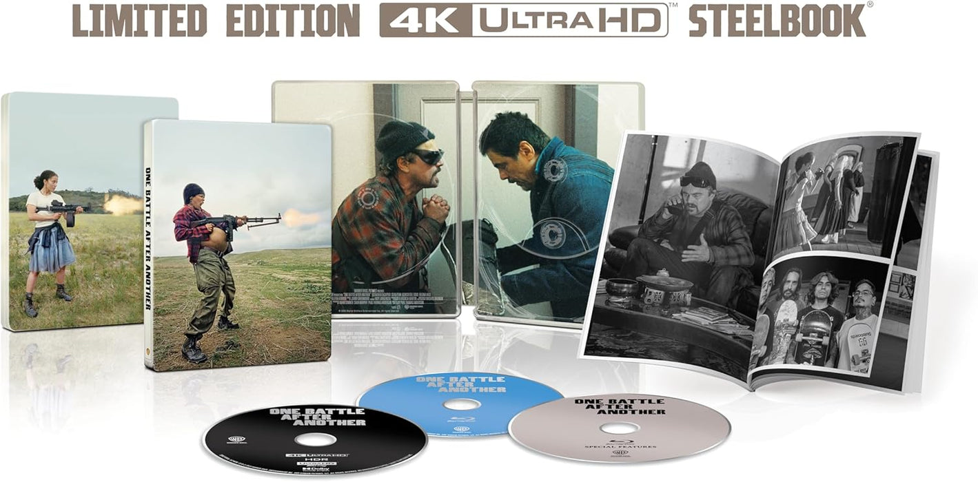 One Battle After Another - Limited Edition Steelbook (4K Ultra HD + Blu-ray) - for just $51.99! 