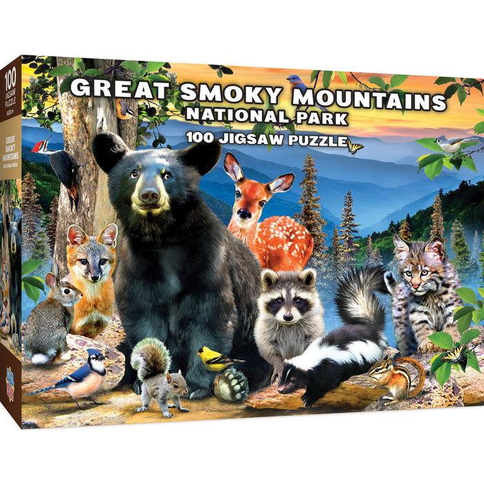 Wildlife of Great Smoky Mountains National Park - 100 Piece Jigsaw Puzzle - Just $12.99! Shop now at Retro Gaming of Denver