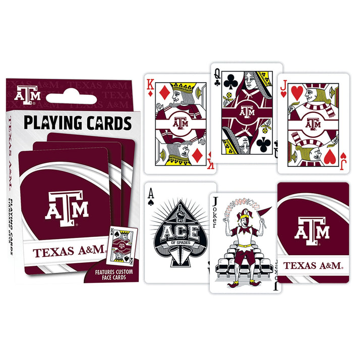 Texas A&M Aggies Playing Cards - 54 Card Deck - Just $6.99! Shop now at Retro Gaming of Denver