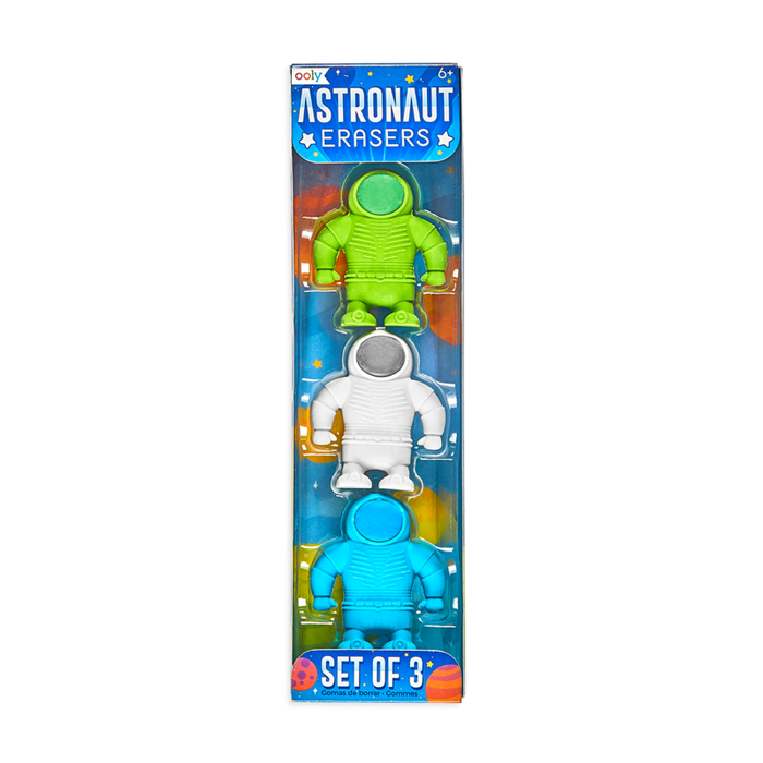 Astronaut Erasers Set of 3 - Just $4.99! Shop now at Retro Gaming of Denver