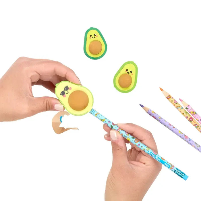 Avocado Love Erasers & Sharpener - Just $5.99! Shop now at Retro Gaming of Denver