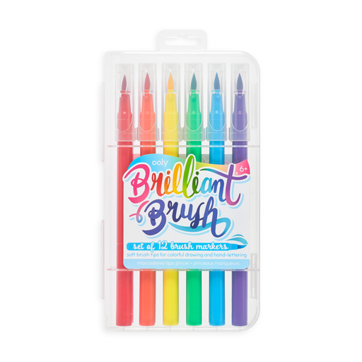 Brilliant Brush Markers - Set of 12 - Just $12.99! Shop now at Retro Gaming of Denver