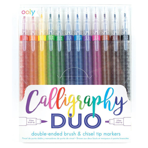 Calligraphy Duo Double Ended Markers - Set of 12 - Just $21.99! Shop now at Retro Gaming of Denver