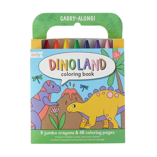 Carry Along Crayon & Coloring Book Kit - Dinoland - Just $8.99! Shop now at Retro Gaming of Denver