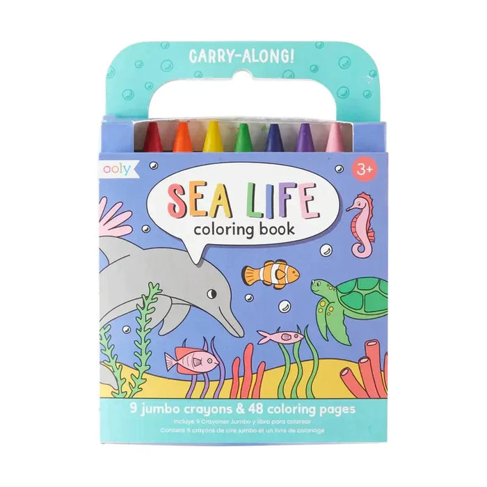 Carry Along Crayon & Coloring Book Kit-Sea Life - Just $8.99! Shop now at Retro Gaming of Denver