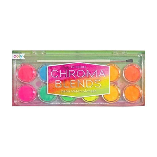 Chroma Blends Watercolor Paint Set - Neon - Just $12.99! Shop now at Retro Gaming of Denver