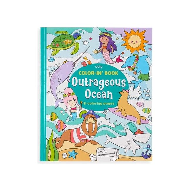 Color In Book - Outrageous Ocean - Just $8.99! Shop now at Retro Gaming of Denver