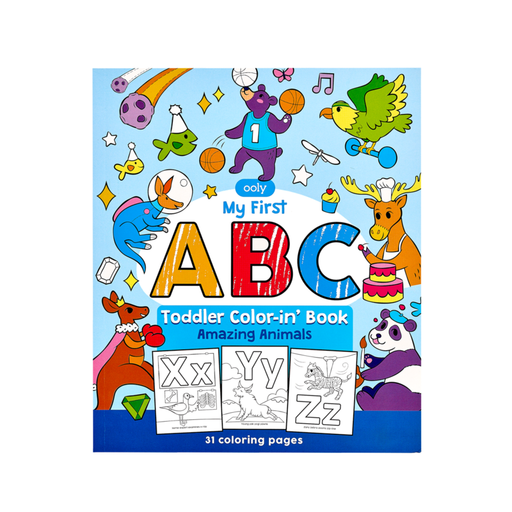 Color In Book - Toddler ABC-Amazing Animals - Just $8.99! Shop now at Retro Gaming of Denver