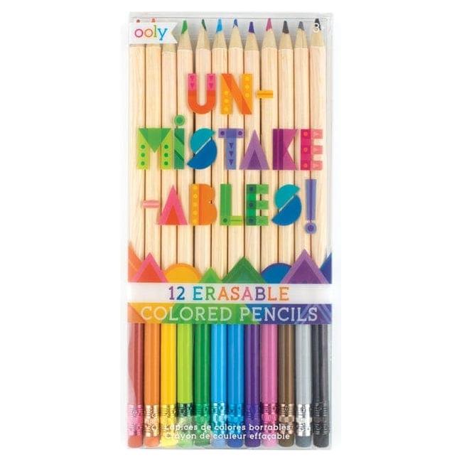 Unmistakeables Eraseable Colored Pencils - Set of 12 - Just $9.99! Shop now at Retro Gaming of Denver