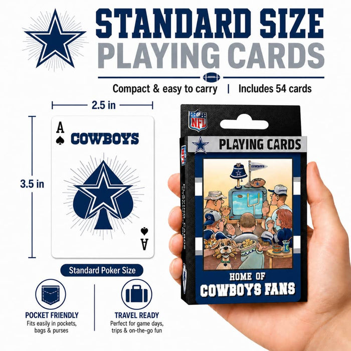 Dallas Cowboys Fan Deck Playing Cards - 54 Card Deck - for just $7.99! 