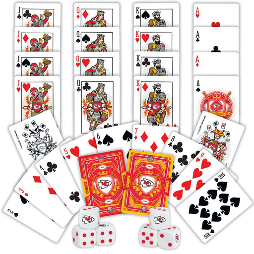 Kansas City Chiefs - 2-Pack Playing Cards & Dice Set - for just $19.99! 