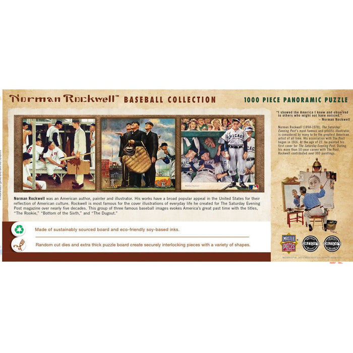 Saturday Evening Post - Baseball Collection 1000 Piece Panoramic Jigsaw Puzzle - for just $19.99! 