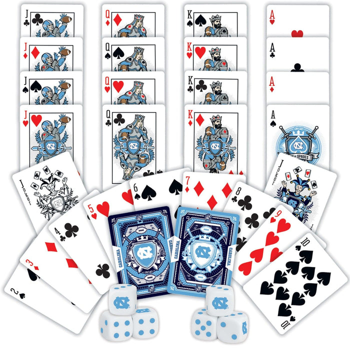 UNC Tar Heels - 2-Pack Playing Cards & Dice Set - for just $19.99! 