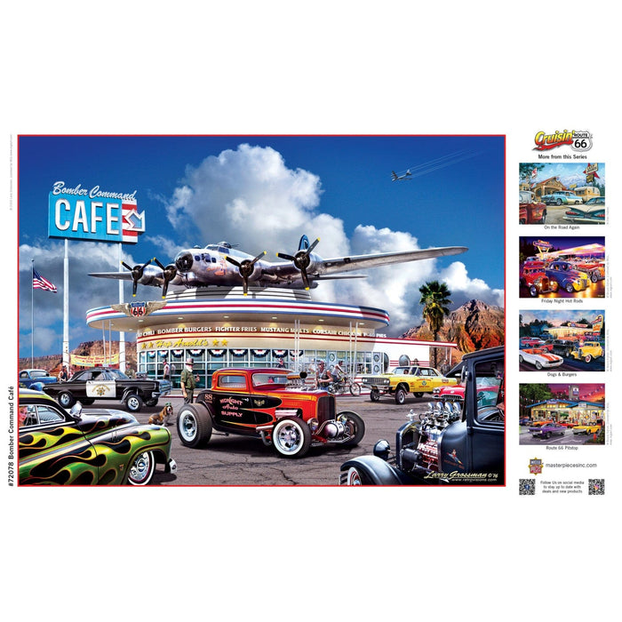 Cruisin' Route 66 - Bomber Command Cafe 1000 Piece Jigsaw Puzzle - for just $16.99! 
