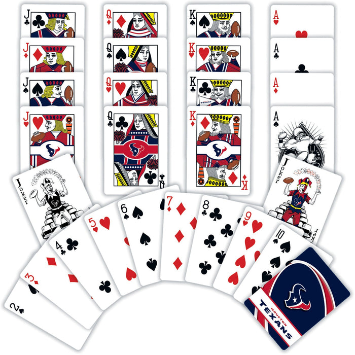 Houston Texans Playing Cards - 54 Card Deck - Just $6.99! Shop now at Retro Gaming of Denver