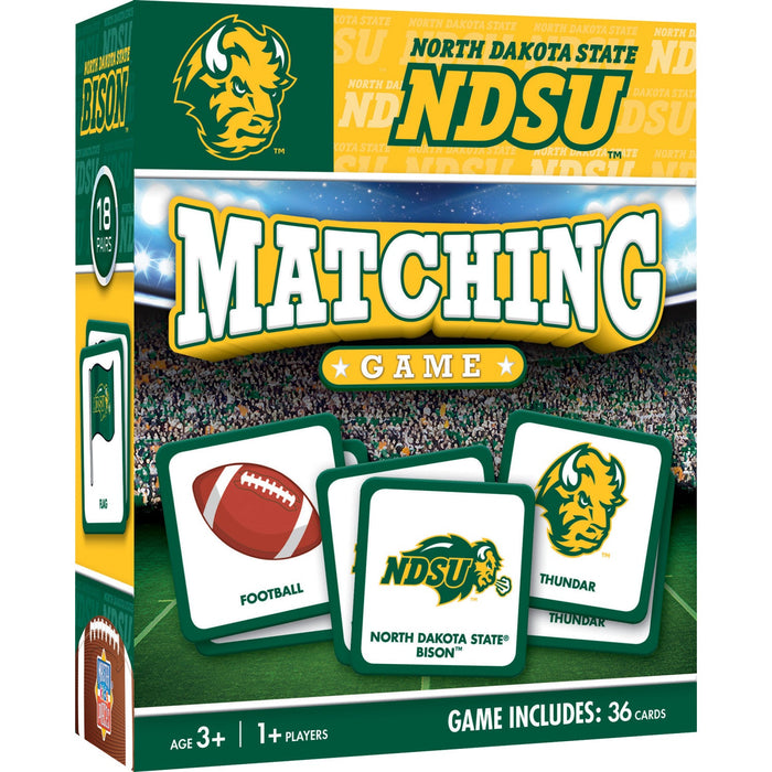 North Dakota State Bison Matching Game - Just $7.79! Shop now at Retro Gaming of Denver