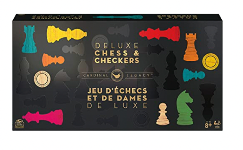 Cardinal Legacy Deluxe Wooden Chess Checkers - for just $54.99! 