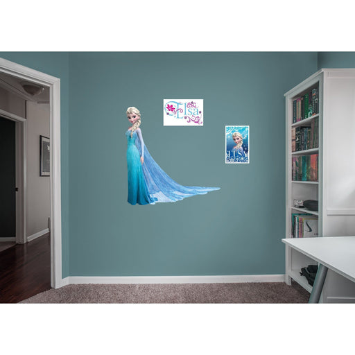 Frozen: Elsa RealBig - Officially Licensed Disney Removable Adhesive Decal - Premium Vinyl Die-Cut Character - Just $69.99! Shop now at Retro Gaming of Denver