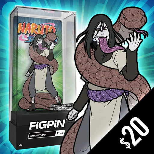 FiGPiN - Chalice Collectibles Exclusive: Naruto Shippuden: Orochimaru (LE 1000 - Glitter) #1175 - Premium Enamel Pin - Just $19.99! Shop now at Retro Gaming of Denver