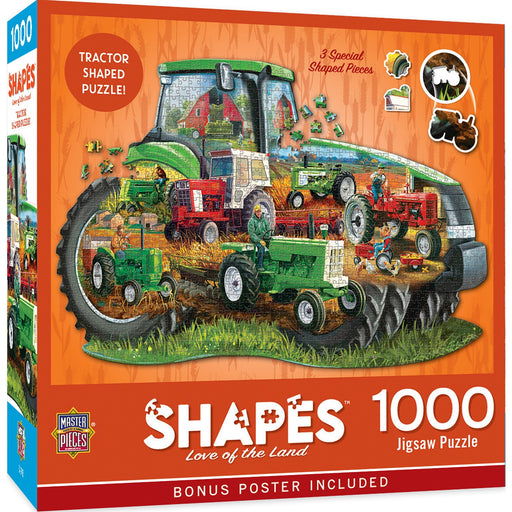 Contours - Love of the Land 1000 Piece Shaped Jigsaw Puzzle - Just $16.99! Shop now at Retro Gaming of Denver