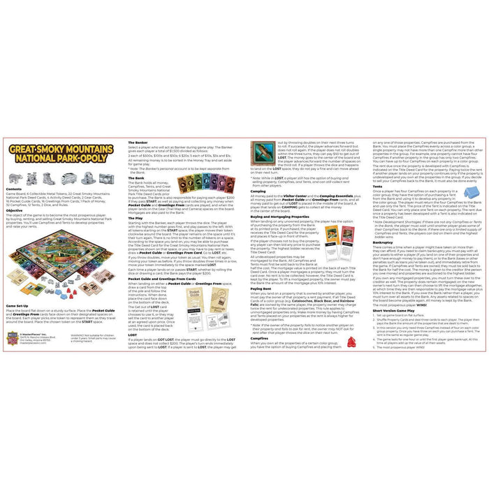 Great Smoky Mountains National Park Opoly Board Game - for just $29.99! 