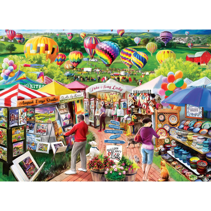 Fairs & Festivals - Balloon & Craft Fair 1000 Piece Jigsaw Puzzle - Just $16.99! Shop now at Retro Gaming of Denver