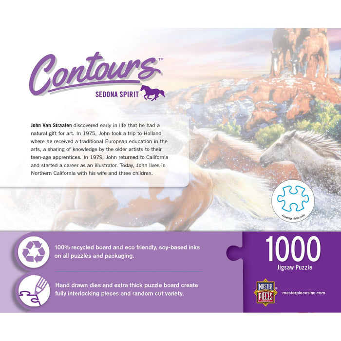 Contours - Sedona Spirit 1000 Piece Shaped Jigsaw Puzzle - Just $16.99! Shop now at Retro Gaming of Denver