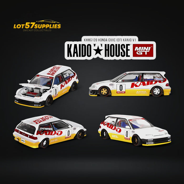 Mini GT x Kaido House Honda Civic EF Kanjo V1 #0 V1 1:64 - for just $26.99! 