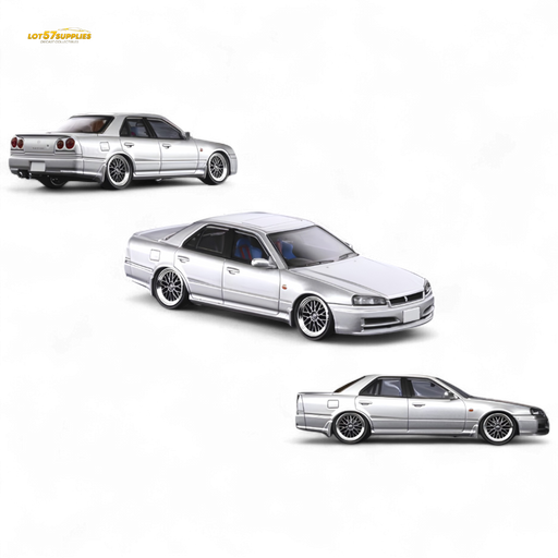 Mortal ER34 SKYLINE 25GT-t AIT Exhibition Model Ordinary Silver 1:64 - for just $39.99! 