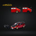 CM Model Mitsubishi Lancer Evolution IX Widebody Metallic Red Carbon Hood 1:64 - for just $31.99! 