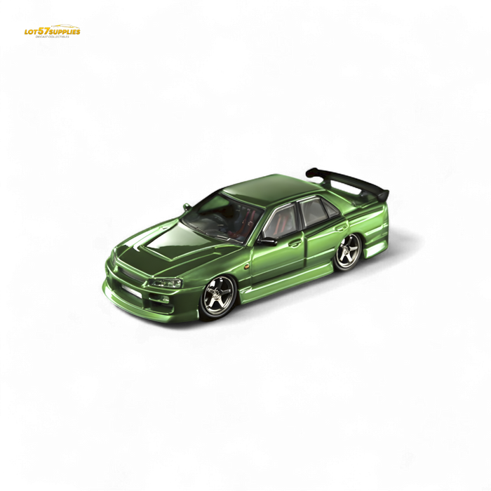 Mortal ER34 SKYLINE URAS Transparent Metallic Green 1:64 - for just $39.99! 