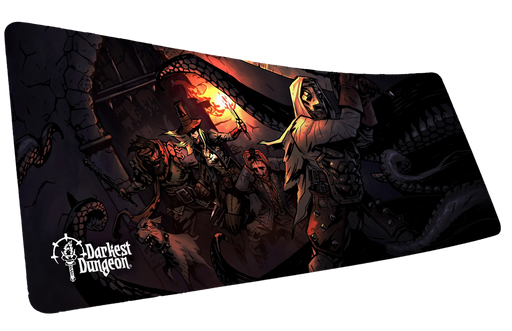 "Overconfidence" Darkest Dungeon Gaming Desk Mat - for just $49.95! 