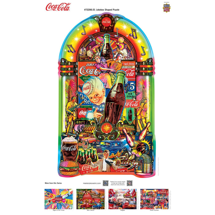 Coca-Cola Jukebox 1000 Piece Shaped Jigsaw Puzzle - for just $16.99! 