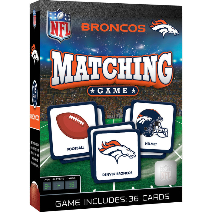 Denver Broncos Matching Game - Just $7.79! Shop now at Retro Gaming of Denver