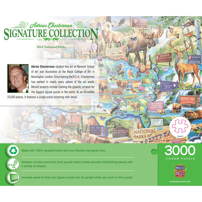 Signature Collection - USA National Parks 3000 Piece Jigsaw Puzzle - Just $29.99! Shop now at Retro Gaming of Denver