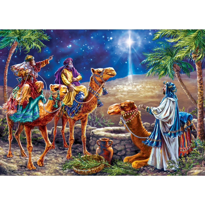 Sparkle & Shine - Three Magi 500 Piece Glitter Jigsaw Puzzle - for just $14.99! 