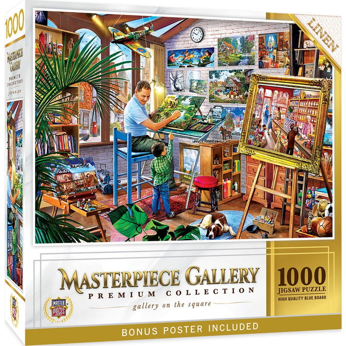 Masterpiece Gallery - Gallery on the Square 1000 Piece Jigsaw Puzzle - for just $9.99! 