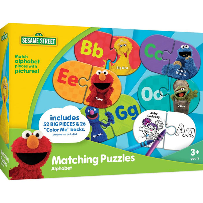 Sesame Street - Alphabet Matching Jigsaw Puzzles - for just $12.99! 