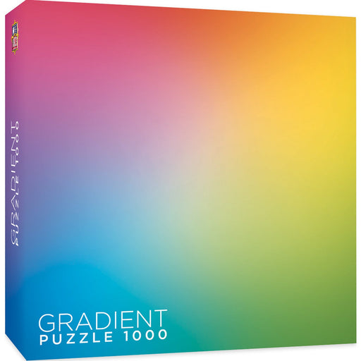 Rainbow Gradient 1000 Piece Jigsaw Puzzle - Just $16.99! Shop now at Retro Gaming of Denver