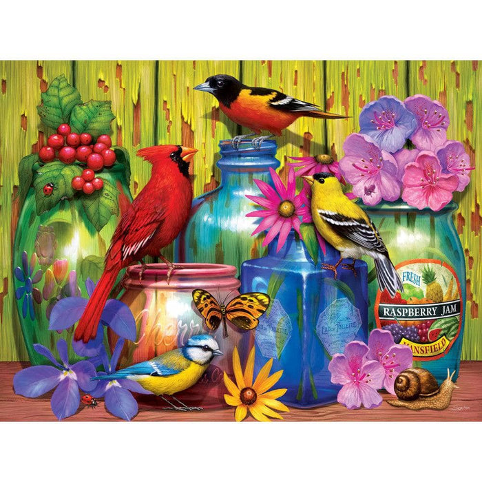 Audubon - Feathered Reflections 300 Piece EZ Grip Jigsaw Puzzle - for just $14.99! 