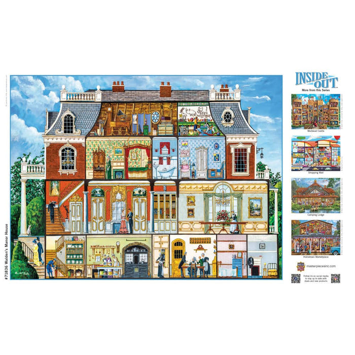 Inside Out - Walden's Manor House 1000 Piece Jigsaw Puzzle - for just $16.99! 