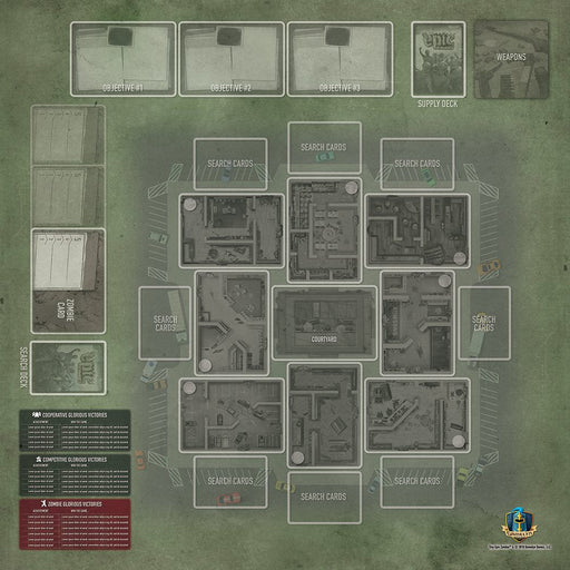 Tiny Epic Zombies: Game Mat - for just $30! 