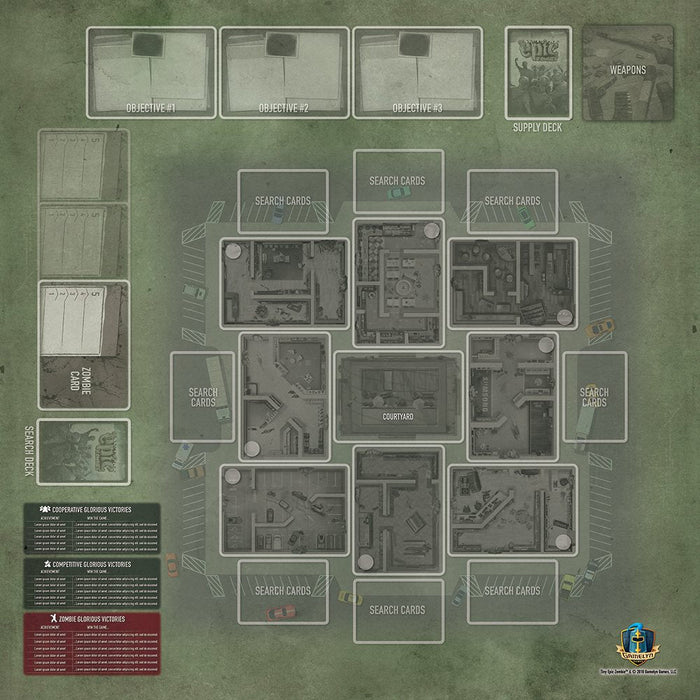 Tiny Epic Zombies: Game Mat - for just $30! 